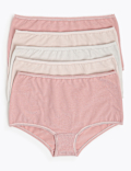5 Pack Cotton Rich High Waist Knickers