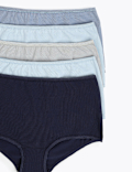 5 Pack Cotton Rich High Waist Knickers