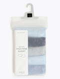 5 Pack Cotton Rich High Waist Knickers