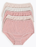 5 Pack Cotton Rich Full Coverage Knickers