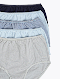 5 Pack Cotton Rich Full Brief Knickers