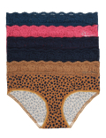 5 Pack Cotton Mix Printed Knickers