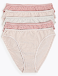 5 Pack Cotton Rich Full Coverage Knickers