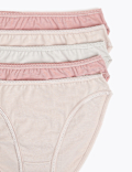 5 Pack Cotton Rich High Leg Knickers