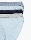 5 Pack Cotton Rich High Leg Knickers