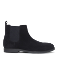 Suede Leather Plain Chelsea Boots