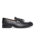 Leather Plain Loafers