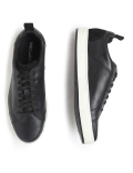 Pure Leather Plain Casual Shoes