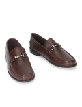 Pure Leather Plain Loafer Shoes