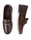 Pure Leather Plain Loafer Shoes