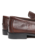 Pure Leather Plain Loafer Shoes