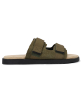 Leather Plain Flat Sandals