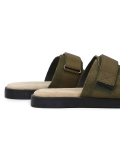 Leather Plain Flat Sandals