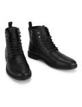 Pure Leather Textured  Ankle Boots