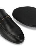 Pure Leather Plain Slip-on Loafers