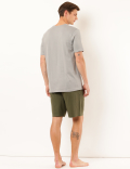 2 Pack Pure Cotton Plain Regular Fit Short Sets