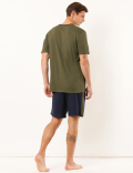 2 Pack Pure Cotton Plain Regular Fit Short Sets