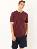 2 Pack Pure Cotton Plain Regular Fit Short Sets