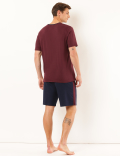 2 Pack Pure Cotton Plain Regular Fit Short Sets