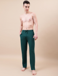 Cotton Blend Solid Drawstring Pyjama