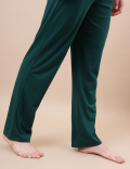 Cotton Blend Solid Drawstring Pyjama