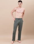 Cotton Blend Solid Drawstring Pyjama