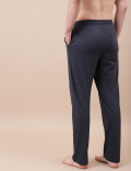Cotton Blend Solid Drawstring Pyjama