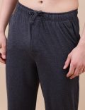 Cotton Blend Solid Drawstring Pyjama