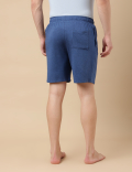 Cotton Blend Solid Shorts