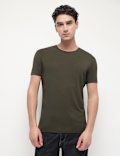 Modal Cotton Crew Neck T-Shirt
