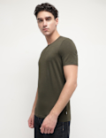 Modal Cotton Crew Neck T-Shirt