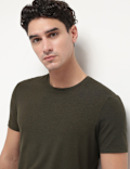 Modal Cotton Crew Neck T-Shirt
