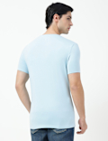 Cotton Rich Plain Crew Neck T-Shirt