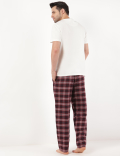 Pure Cotton Checked Regular Fit Pyjama