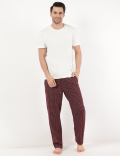 Pure Cotton Checked Regular Fit Pyjama