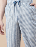 Cotton Mix Striped Relaxed Fit Pyjama