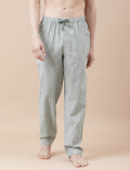 Cotton Mix Striped Relaxed Fit Pyjama