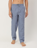 Cotton Mix Checked Comfort Fit Pyjama