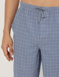 Cotton Mix Checked Comfort Fit Pyjama