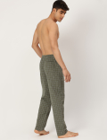Cotton Mix Checked Comfort Fit Pyjama