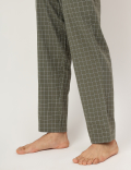 Cotton Mix Checked Comfort Fit Pyjama
