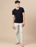 Cotton Mix Plain Relaxed Fit Pyjama