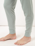 Cotton Mix Ribbed Pyjama