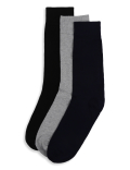 3Pk Solid Socks