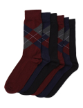 3 Pair Cotton Mix Plain Skinny Fit Socks