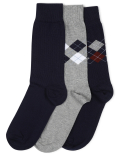 3 Pair of Cotton Mix Printed Socks
