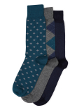 3 Pairs of Cotton Mix Socks