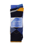 3Pk Argyle Design Socks