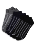 3Pk Stripe Ankle Socks