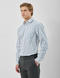 Full Sleeve Regular Fit Shirts, Pack Of 2